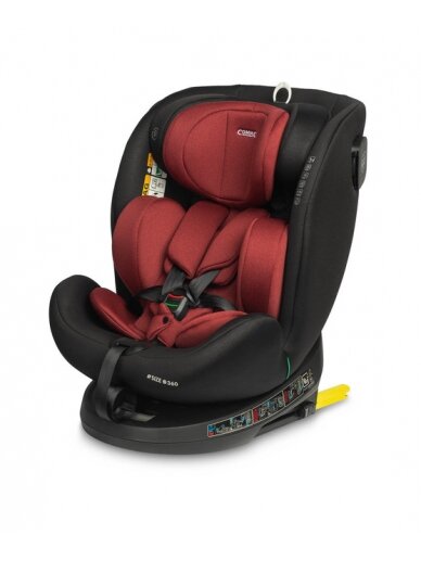 Autokrēsliņš Caretero Commo I-Size, 0-36 kg, burgundy 4