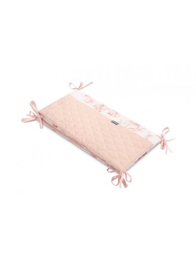 Bērnu gultas aizsargs Sensillo, 120 cm, Fairy Pink 1