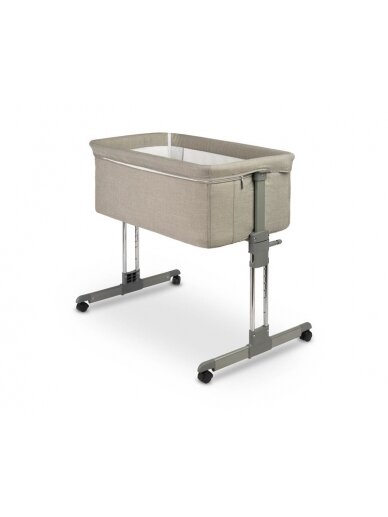 Caretero BEDSIDE CRIB SLEEP2GETHER GREY 2