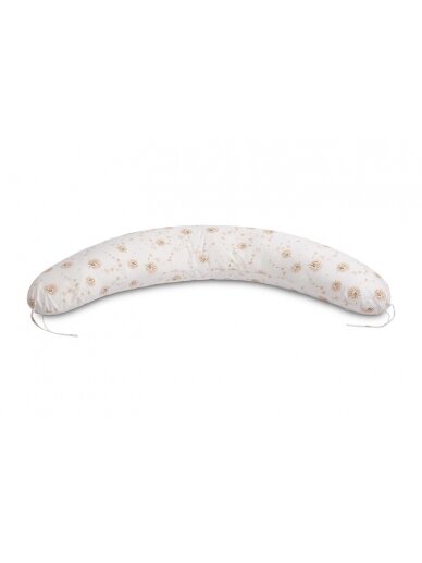 Sensillo XL Pregnancy Pillow DANDELIONS BEIGE 1