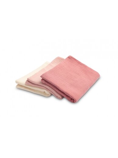 Sensillo MUSLIN DIAPER UNIFORM PINK (Pack - 3 pcs) 1