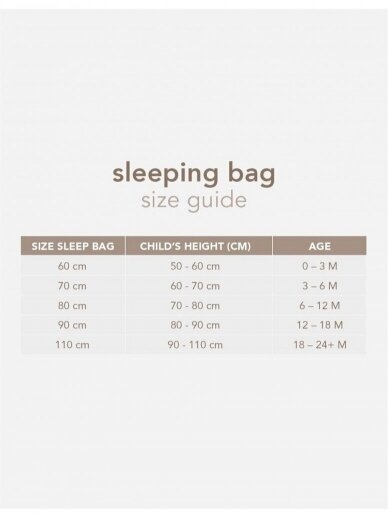 Sleeping bag for baby, by Noppies TOG 3.0 70cm 4