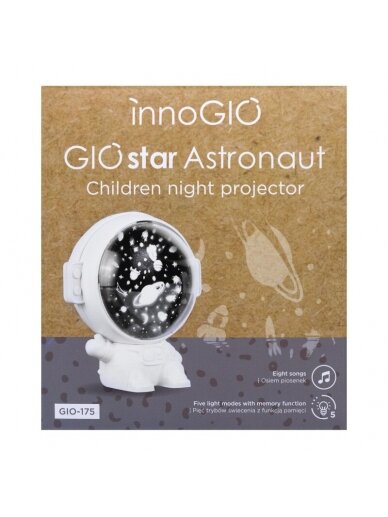 Bērnu projektors Astronauts InnoGiO GIOstar GIO-175 3