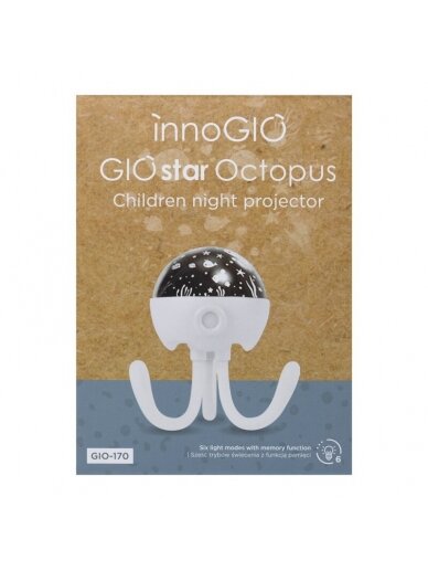 Bērnu projektors Astoņkājis InnoGiO GIOstar GIO-170 2