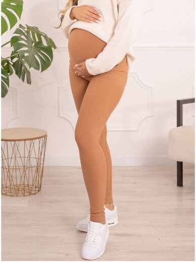 Warm maternity leggings, Mommy (beige) 5