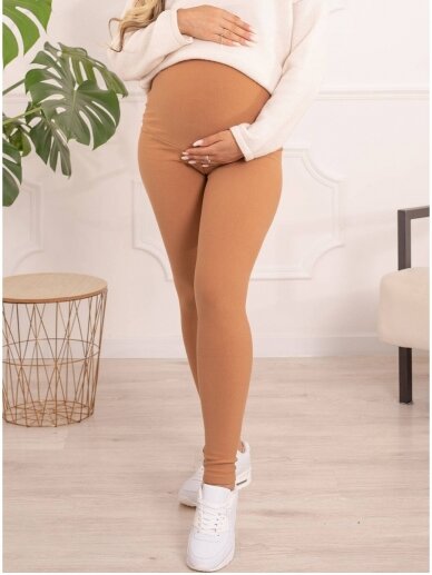 Warm maternity leggings, Mommy (beige) 7