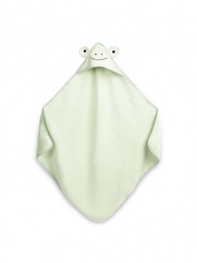 Terry cotton towel 90x90, Sensillo (Green frog) 2