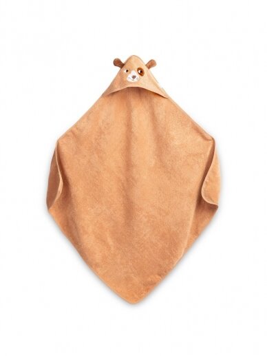 Terry cotton towel 90x90, Sensillo (Brown dog) 2