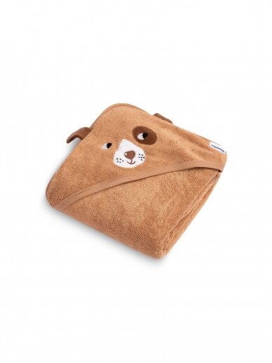 Terry cotton towel 90x90, Sensillo (Brown dog)