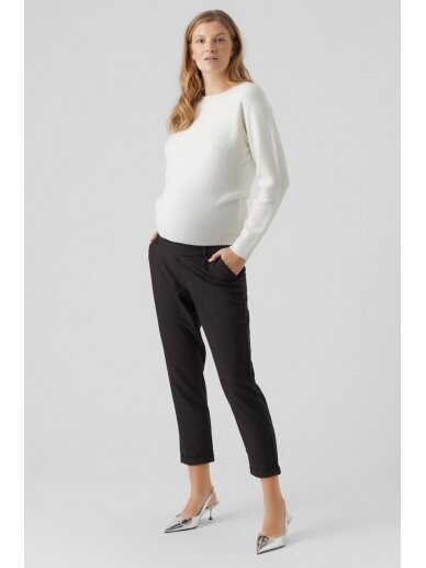 Classic maternity pants MLLORA 7/8, Mama;licious 1