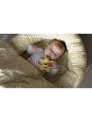 Teether - Bella the bee natural rubber - pale banana, FILIBABBA 3