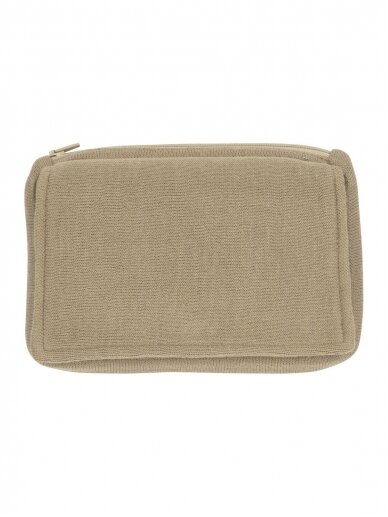 Wiper pouch knit basic Taupe, Meyco Baby 2