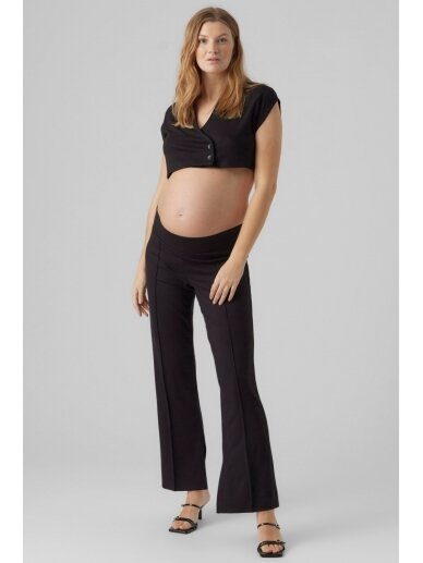 Classic Maternity Pants MLLUNA, Mama;licious (Black) 1