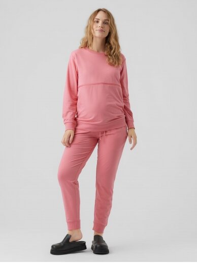 Casual pants, Pink, Mama;licious 1