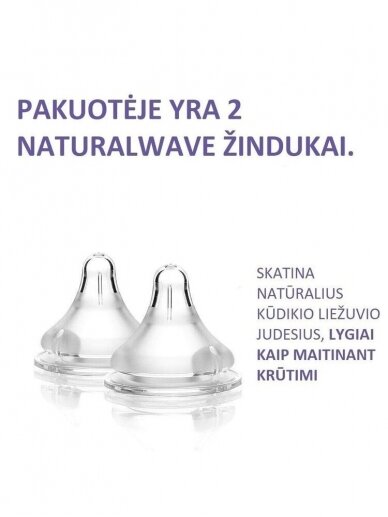 Knupis Lansinoh Natural Wave, vidējā plūsma, M izmērs 5