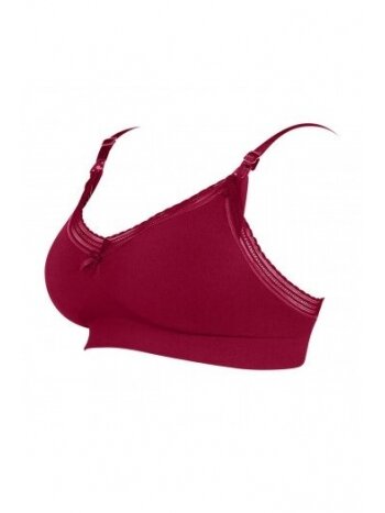 Maternity and nursing seamless bra MILK by Cache Coeur (burgundy)