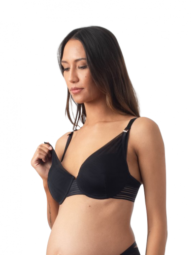 Nursing bra Ambition Plunge by HotMilk (black)