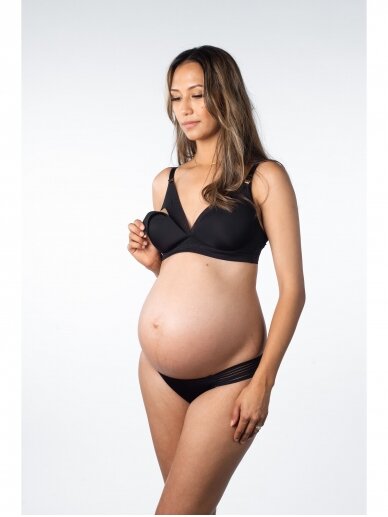 Maternity and nursing bra Ambition Triangle by Hot Milk (black) (Kopija) 3