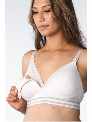 Maternity and nursing bra Elevate Shell Marle, HotMilk 3