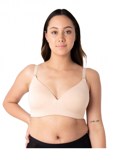 EMBRACE LEAKPROOF FRAPPE T-SHIRT NURSING BRA - WIREFREE