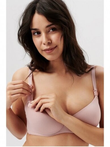 Nursing bra padded by Noppies (pink) 4
