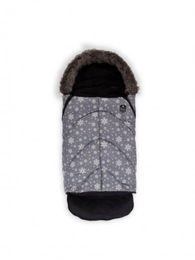 Footmuff Shiny Nylon Snow Flakes, Kikkaboo 4