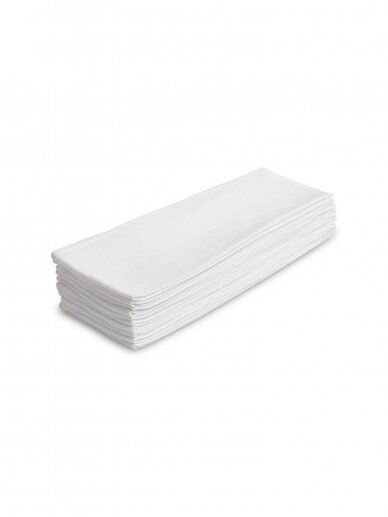 Gauze (muslin) diapers 10 pcs, 60x80, Sillo (white) 1