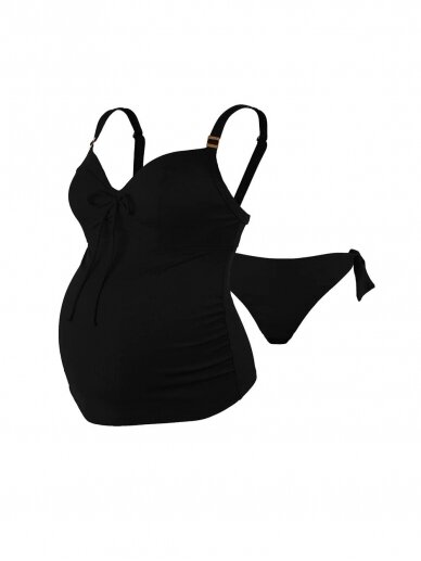 Swimsuit PORTO VECCHIO, black, Cache coeur