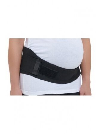 Cotton prenatal belt KVP-2R by Ortopagalba (black) 1