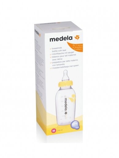 Medela pudelīte ar mānekli 250 ml 1