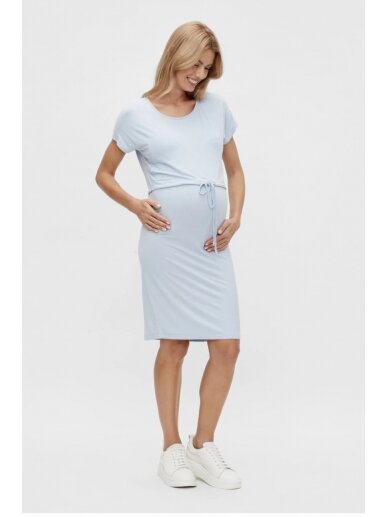 Maternity dress, Alison June, Mama;licious (light blue) 1