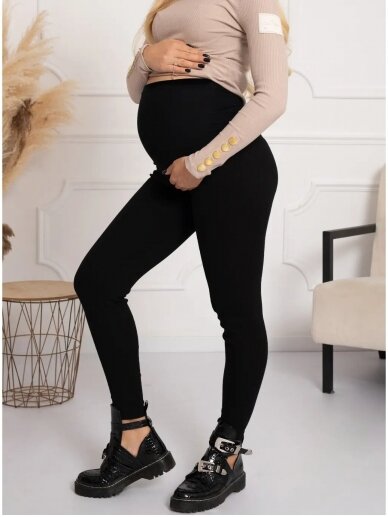 Cotton elastic for pregnant women, ForMommy PARIS (black) 2