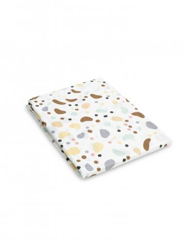 Cotton large diaper - covered, Sensillo, Pebbles 120x120