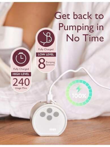 Momcozy Hands Free Breast Pump 12 PRO - Single 4