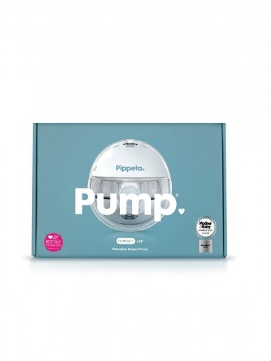 Pippeta Compact LED | Handsfree Breast Pump, Single 2