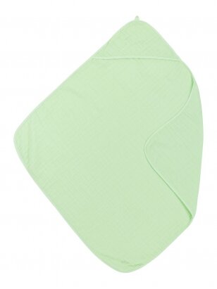 Muslin towel for baby, 80x80cm, Meyco Baby (Uni soft mint)