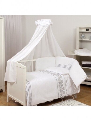 3 piece set bedding 100x135 cm, Twins by BM (white)