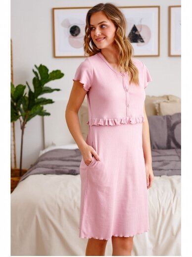 Nightwear for pregnant and nursing women, DN (papaya) 4