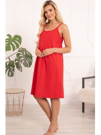 Nightwear for pregnant and nursing, Merry, ForMommy, red 1