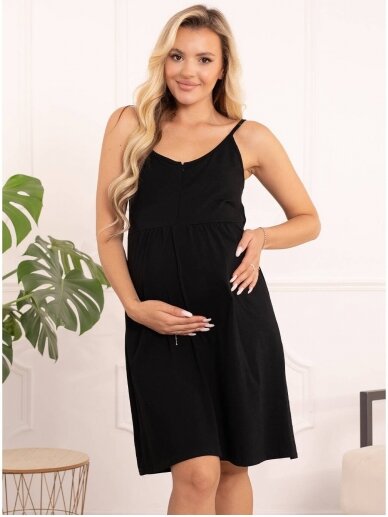 Nightwear for pregnant and nursing, Merry, ForMommy, black 5
