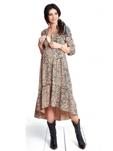 Maternity dress LEOPARD, Happy Mum