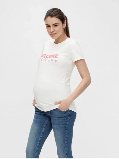 Blūze grūtniecēm, MLWELCOME Mama;licious (white) 4