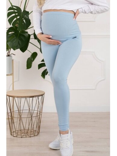 Maternity leggings, Classic, ForMommy (baby blue) 1