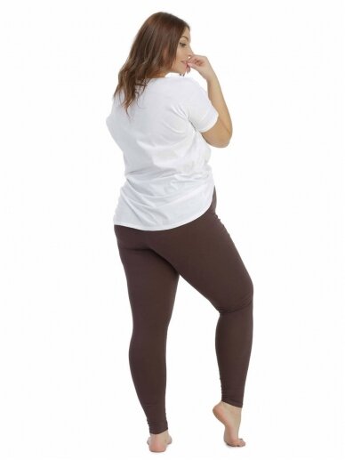 Maternity leggings, Classic, ForMommy dark brown 2