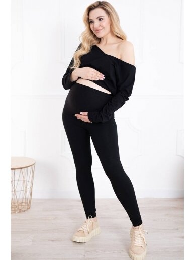 Maternity leggings, Classic, ForMommy (black) 1