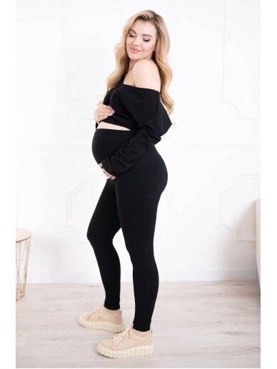 Maternity leggings, Classic, ForMommy (black)