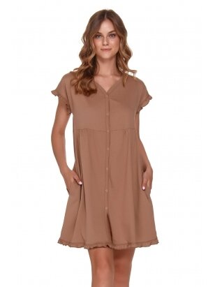 Organic cotton nightdress by DN (wood)