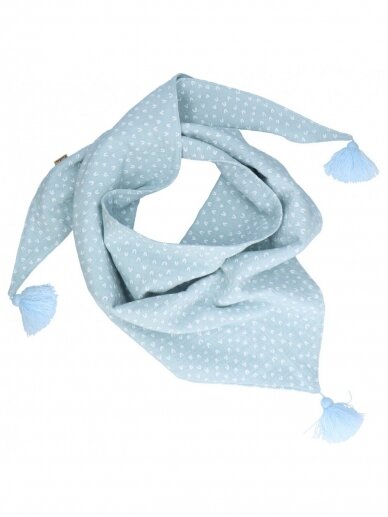 TuTu scarf made of organic cotton (light blue)