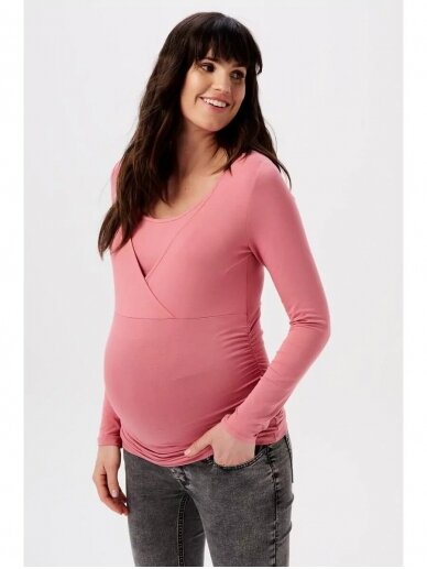 Maternity T-Shirt, Mlnadine, Elda-Dusty rose, Noppies 3