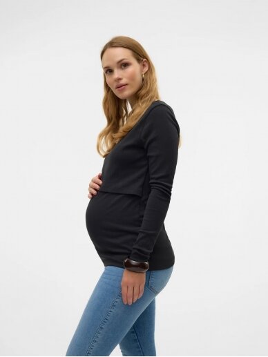 Blūze grūtniecēm MLIYLA, Mama;licious (Black) 5